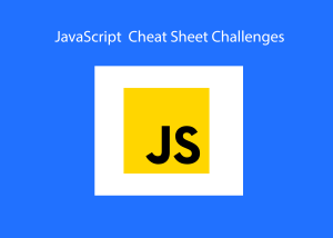 JavaScript Cheat Sheet Challenges