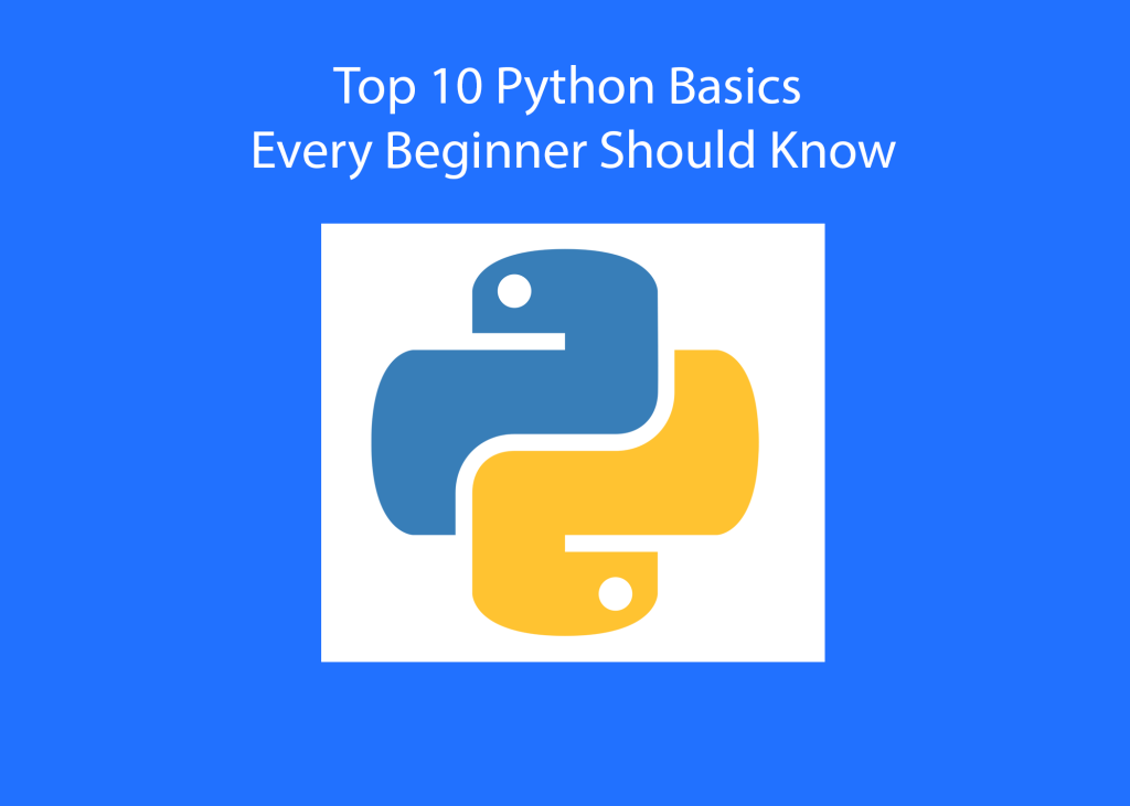 Top 10 Python Basics Every Beginner Should Know